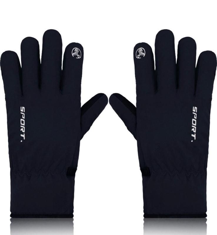 Winter Gloves With Velcro Buckle & Touch Screen Feature